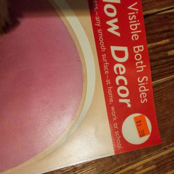 Vintage Eureka Valentine's Day Teddy Bear Window Cling Decor - Picture 7 of 9